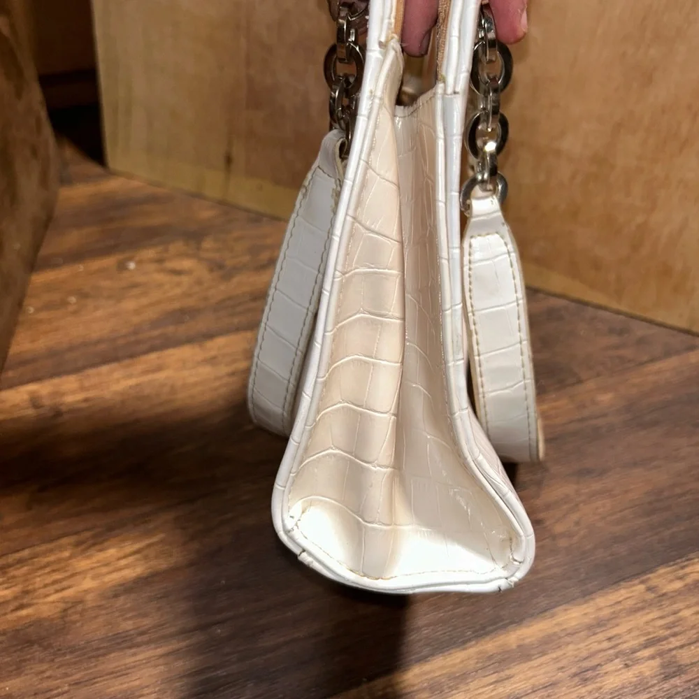 Prada White Shoulder Bag with Silver Hardware - Picture 3 of 5